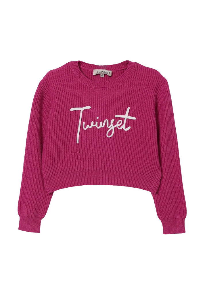 Maglione fuxia per bambina