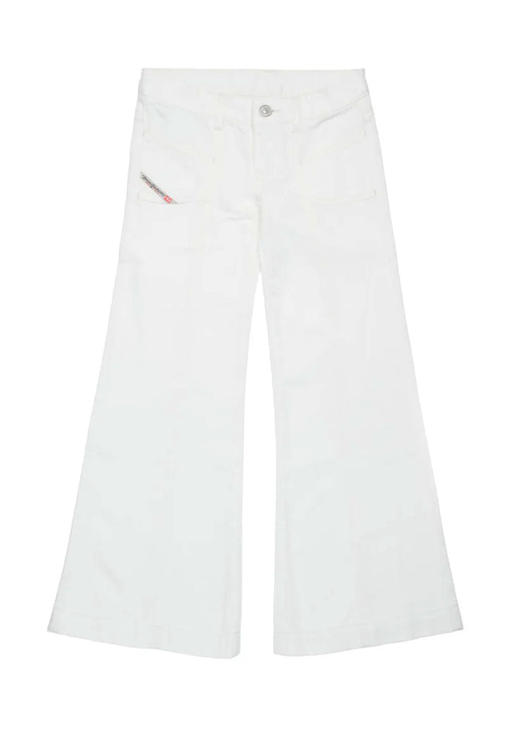 Jeans bianco per bambina