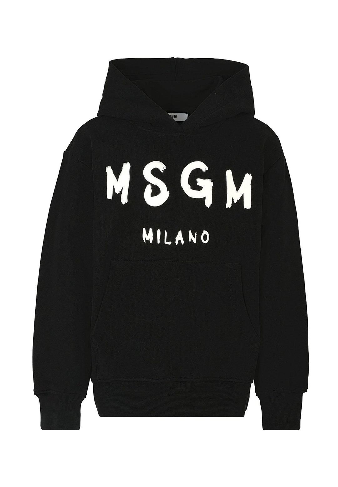Felpa cappuccio nera unisex