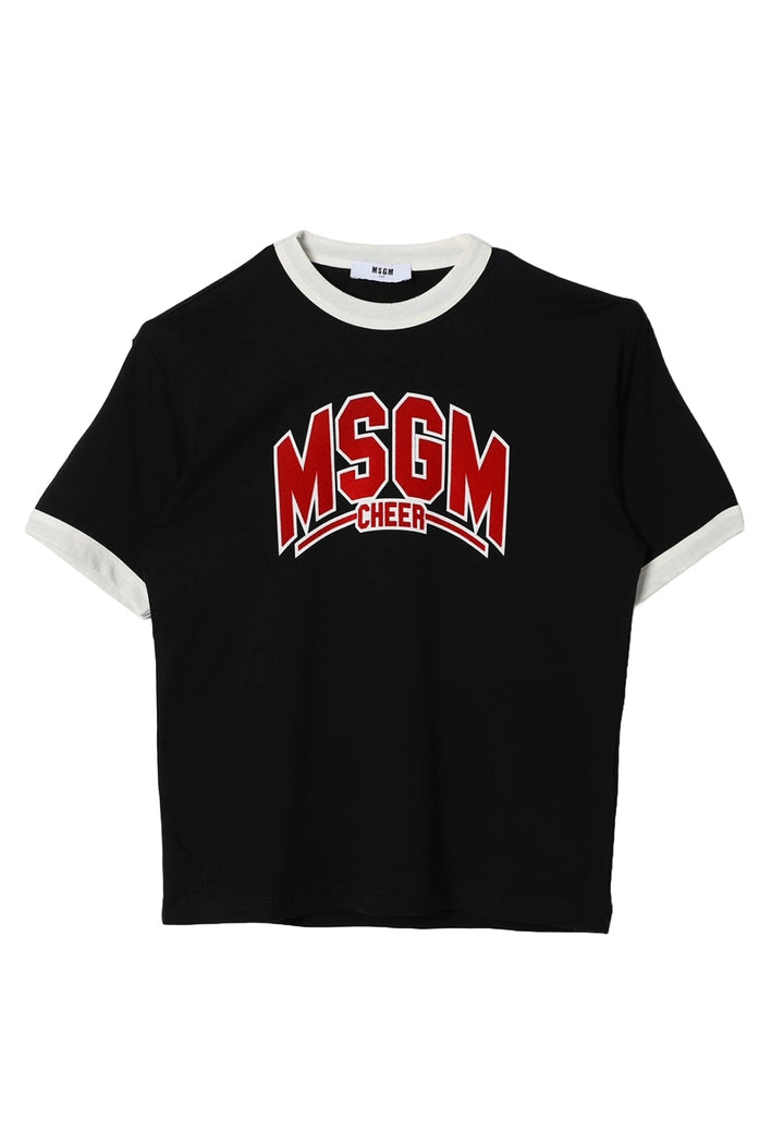 T-shirt nera per bambino