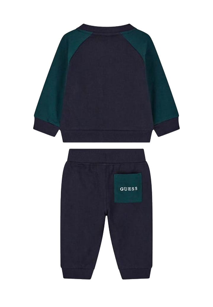 Completo blu-verde per neonato