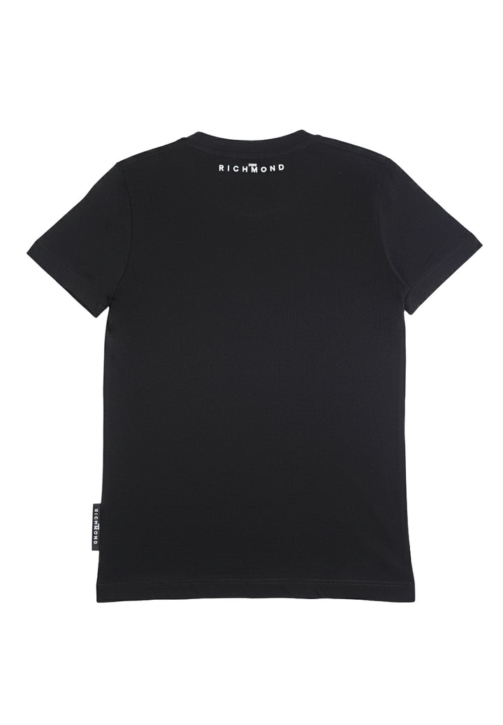 T-shirt nera per bambino