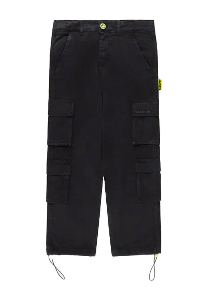 Pantalone cargo nero per bambino