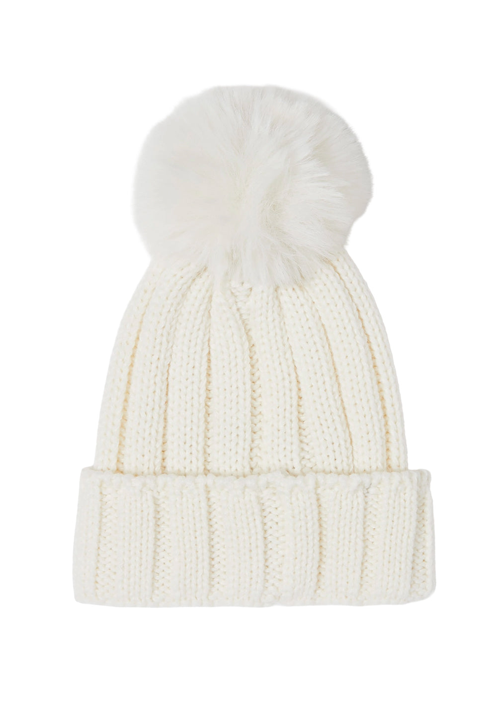 Cappello panna per bambina