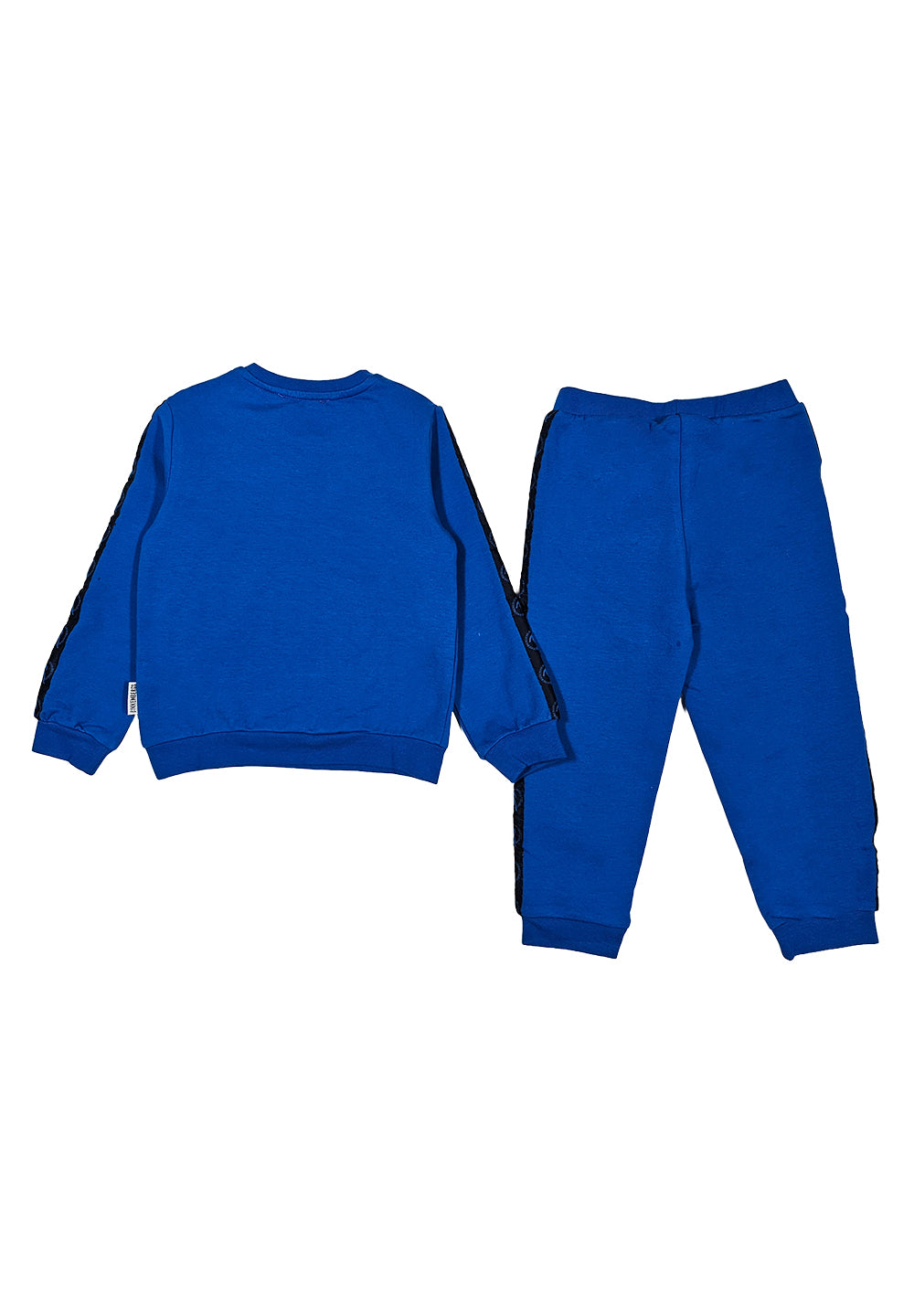 Completo felpa blu royal per bambino