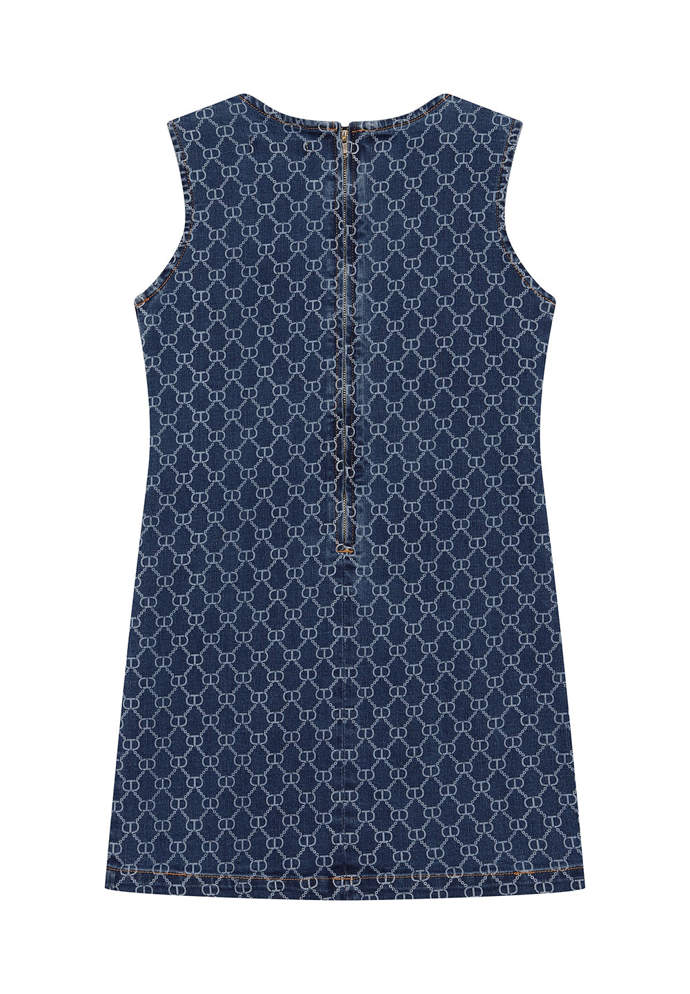 Vestito blu denim per bambina