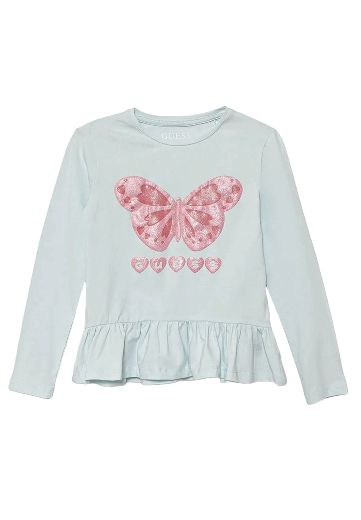T-shirt verde per bambina