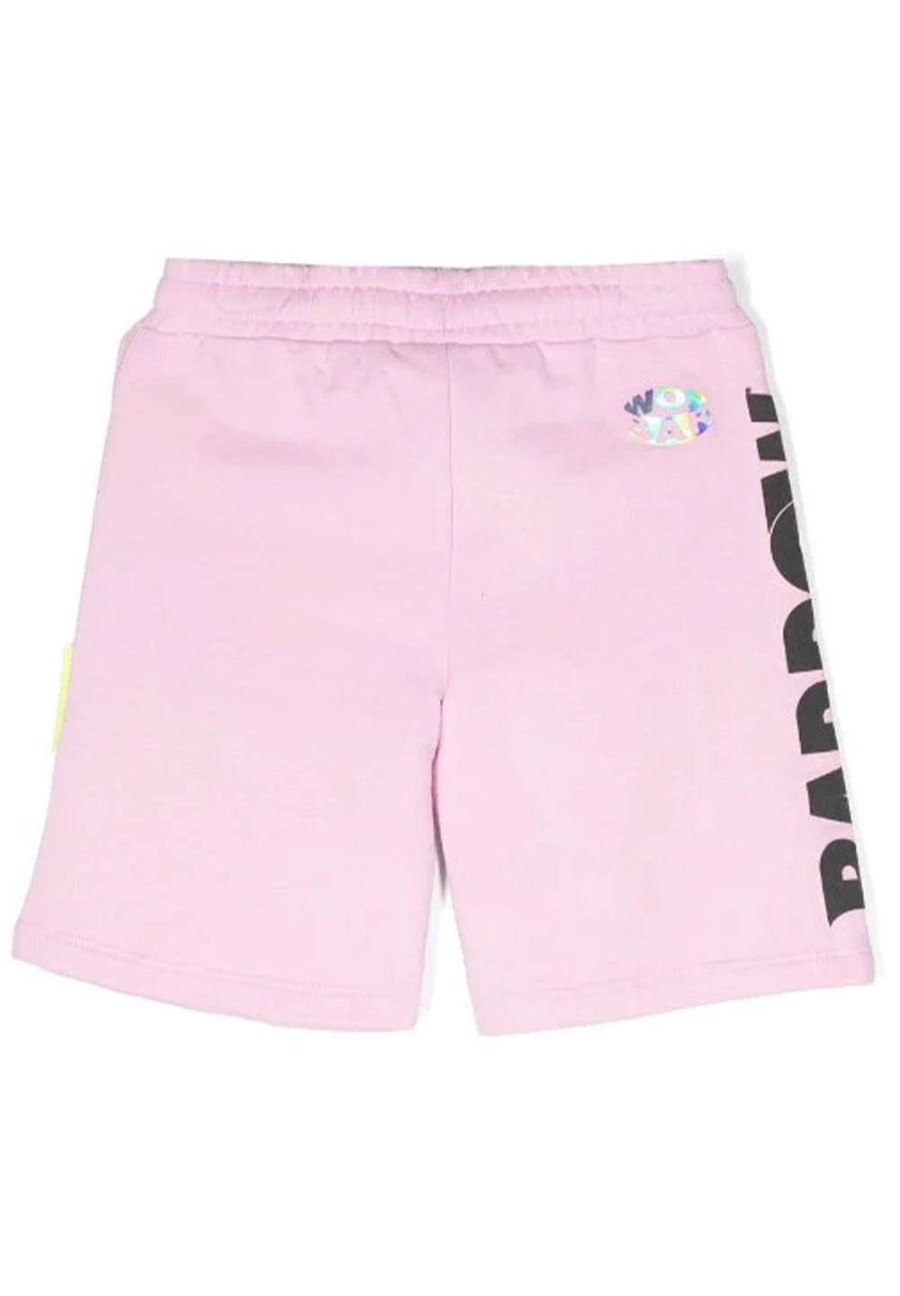 Shorts felpa rosa per bambina