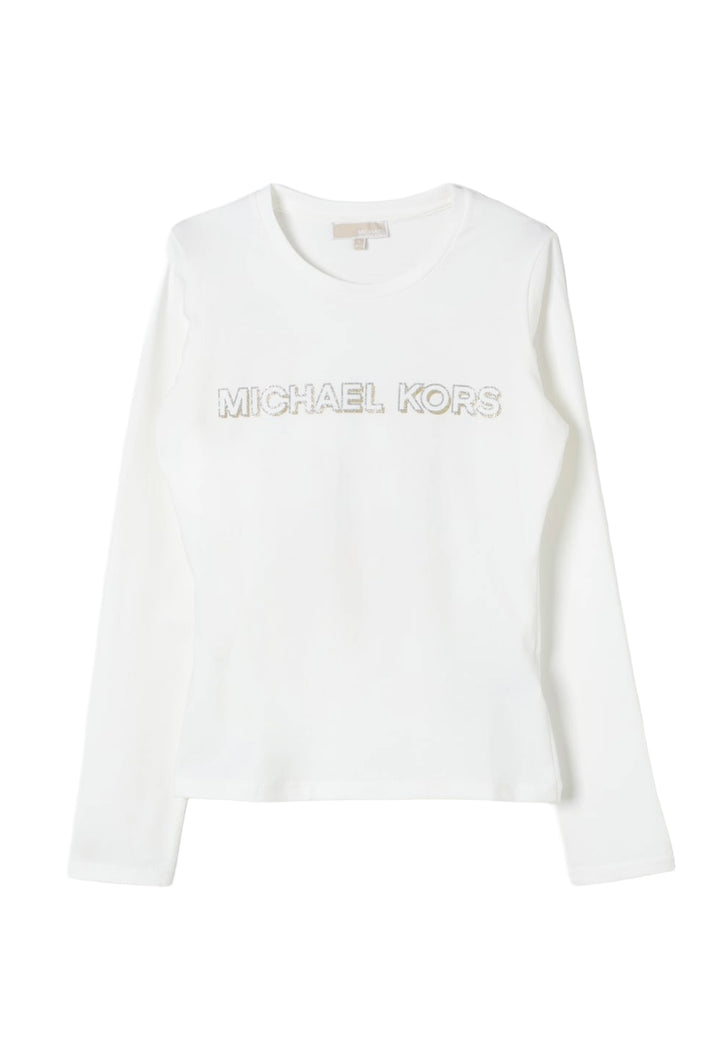 T-shirt bianca per bambina
