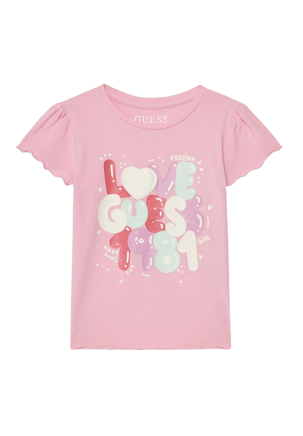 T-shirt rosa per bambina