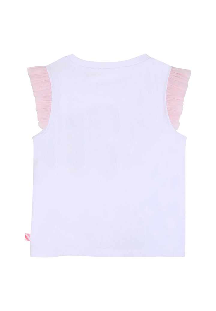 T-shirt bianca per bambina