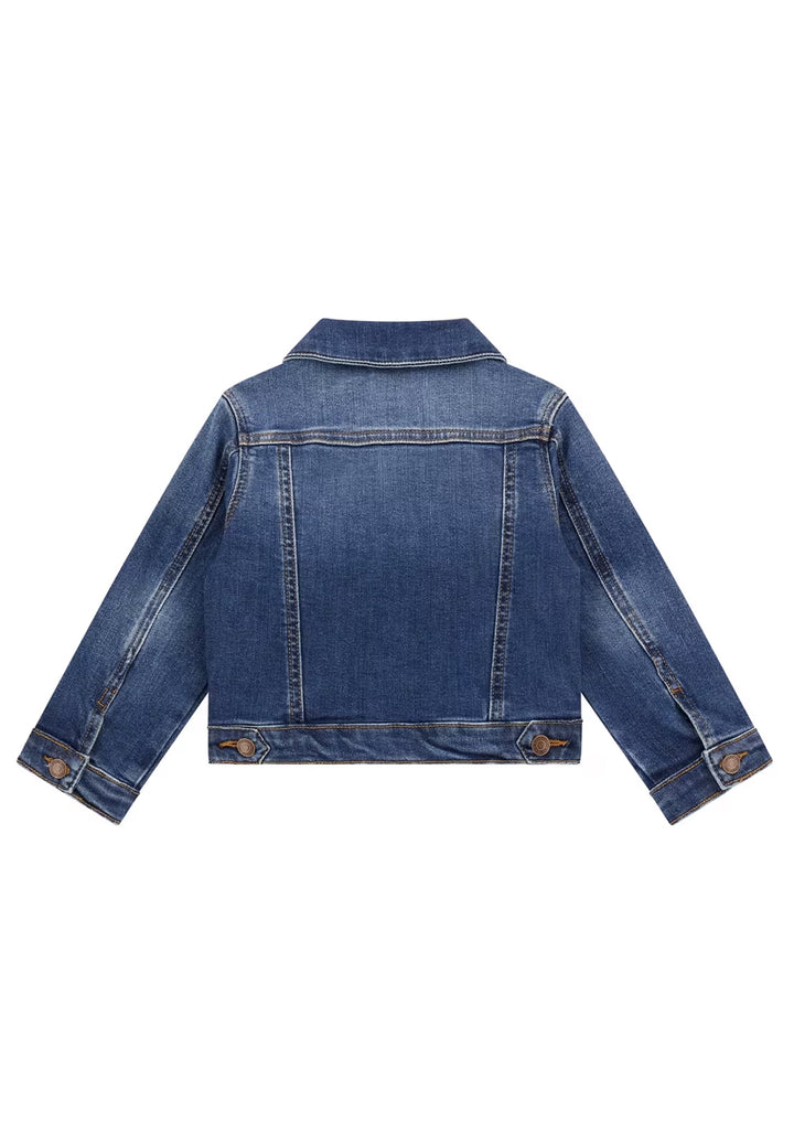 Giubbino blu denim per bambino