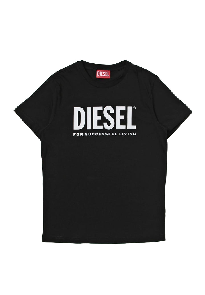 T-shirt nera per bambino