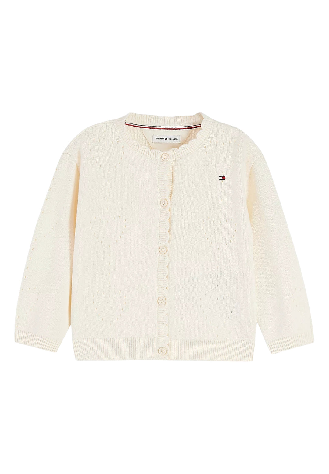 Cardigan crema per neonata