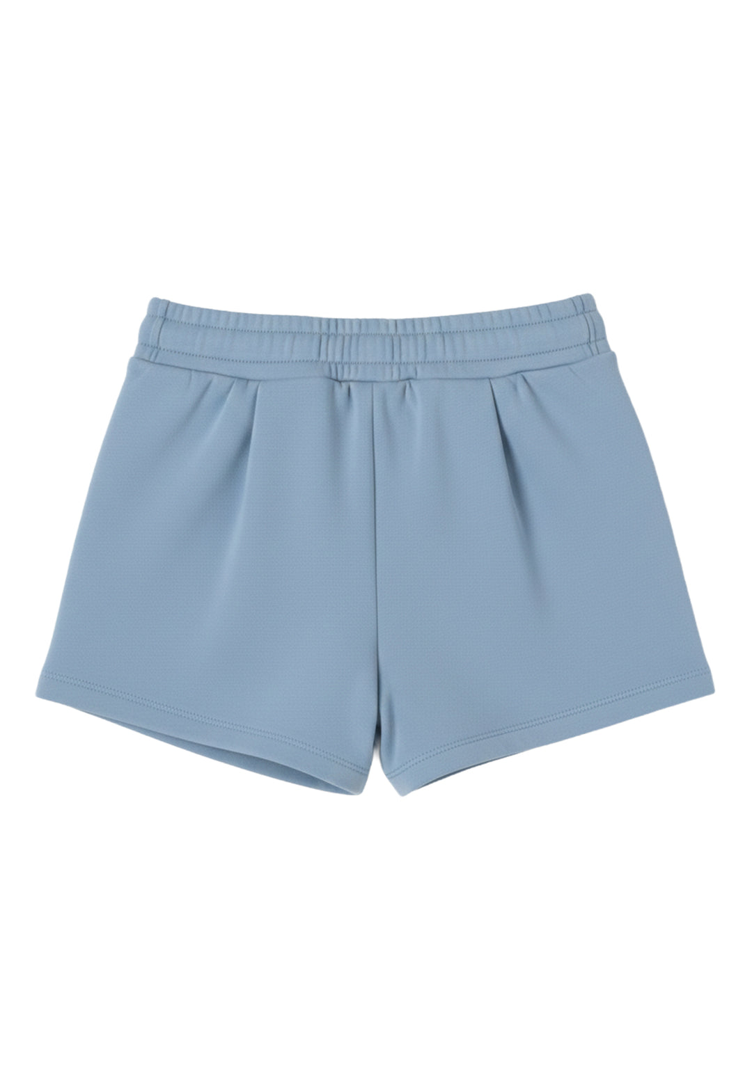 Short felpa celeste per bambina