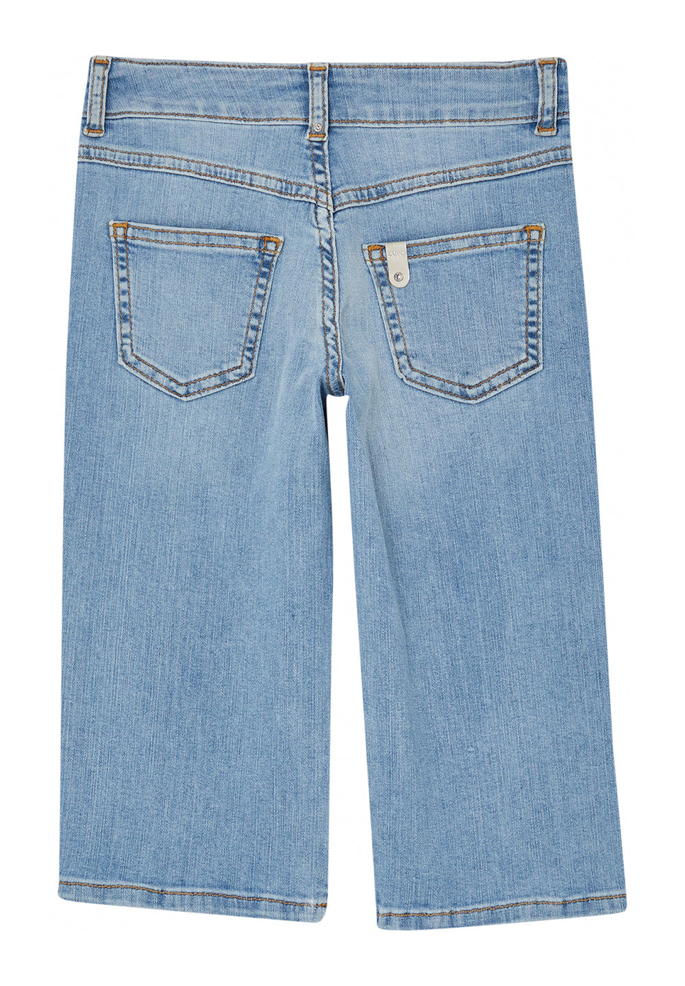 Jeans blu denim per neonata