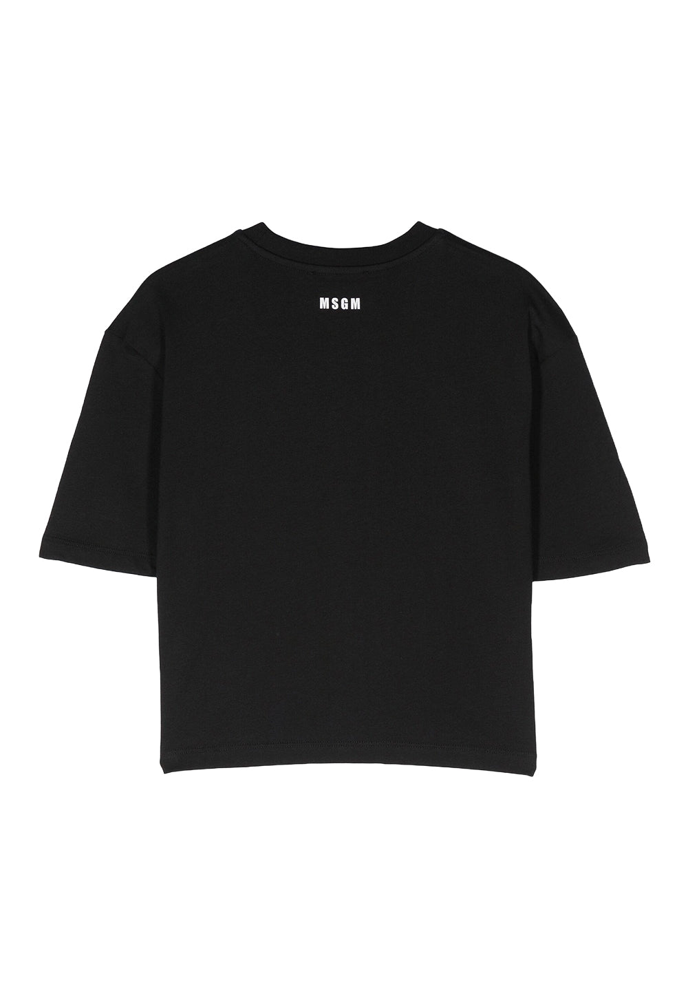 T-shirt nera per bambina
