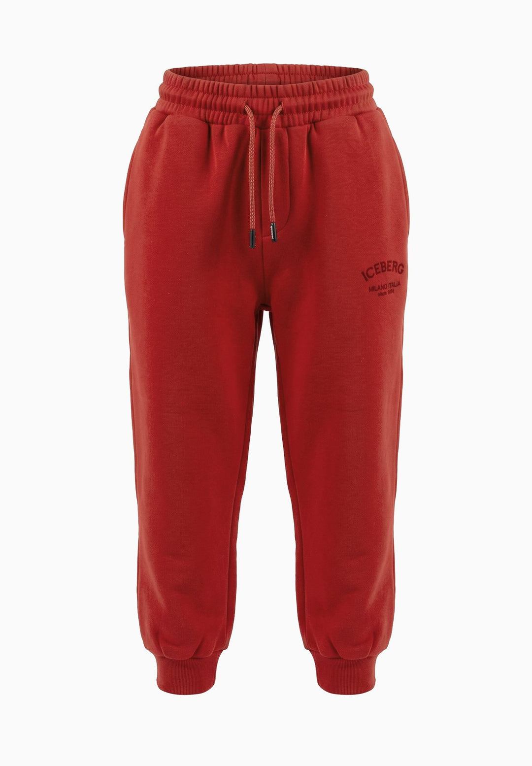 Pantalone felpa rosso unisex