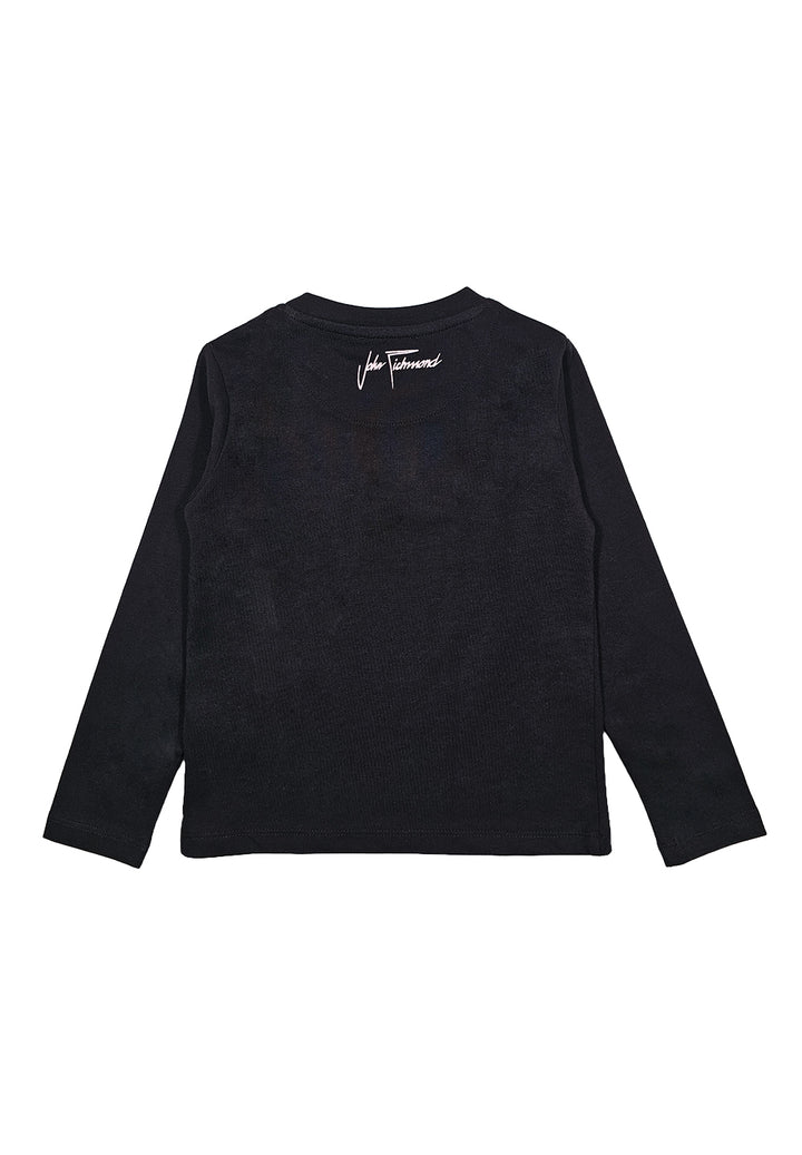 T-shirt nera per neonata