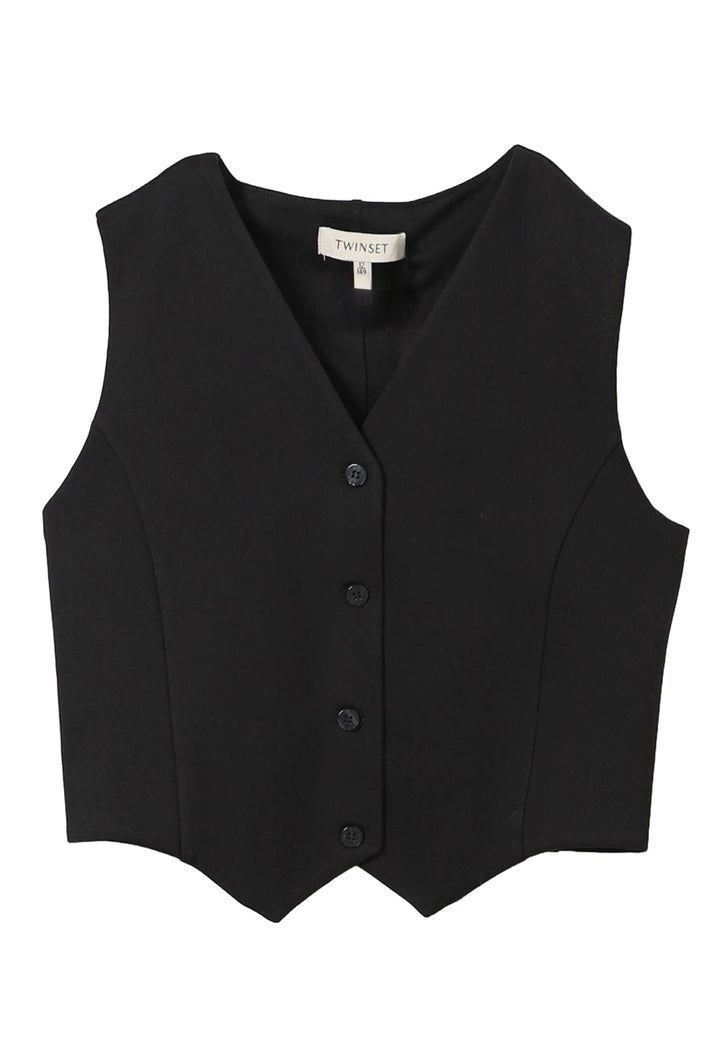 Gilet nero per bambina
