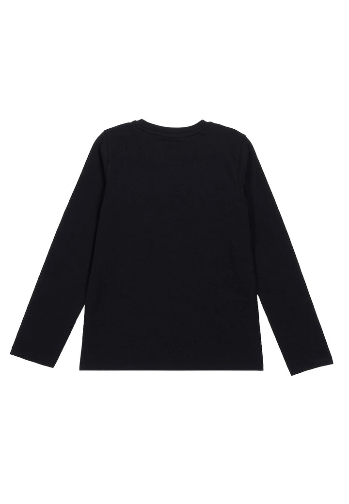 T-shirt nera per bambina