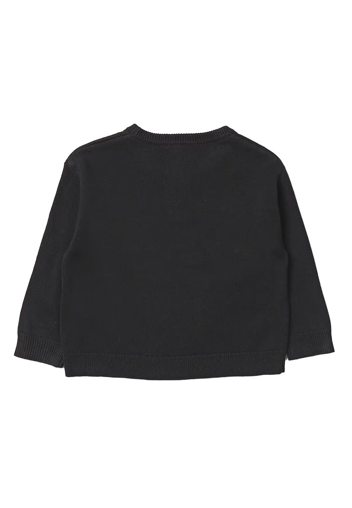 Black sweater for baby girls