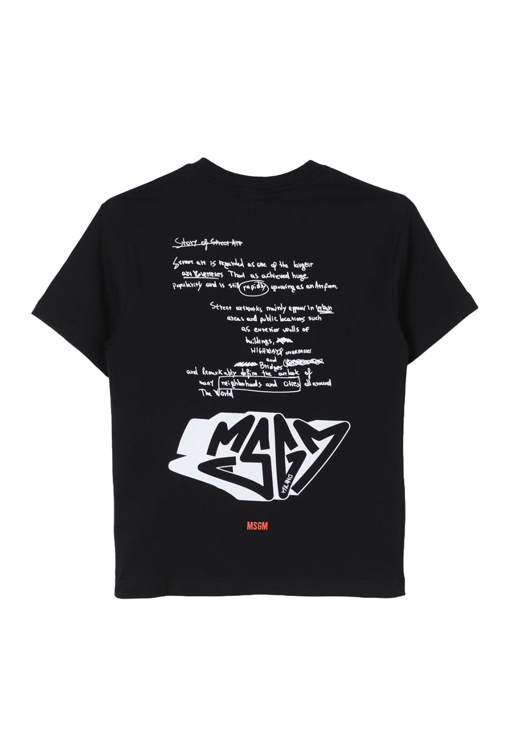 Black t-shirt for boy