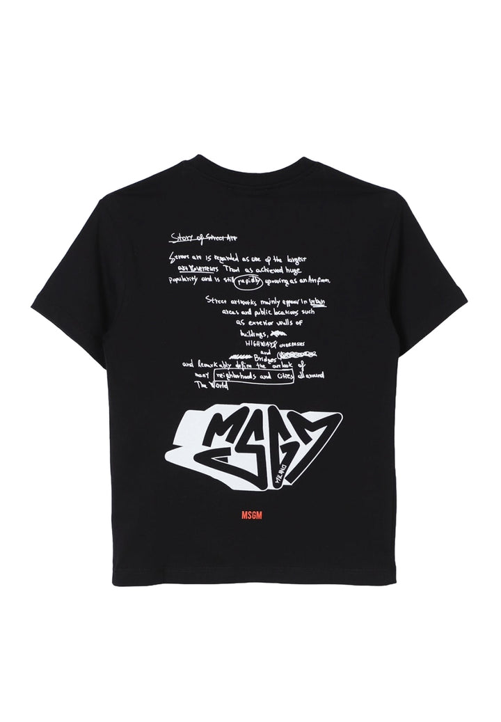Black t-shirt for boy