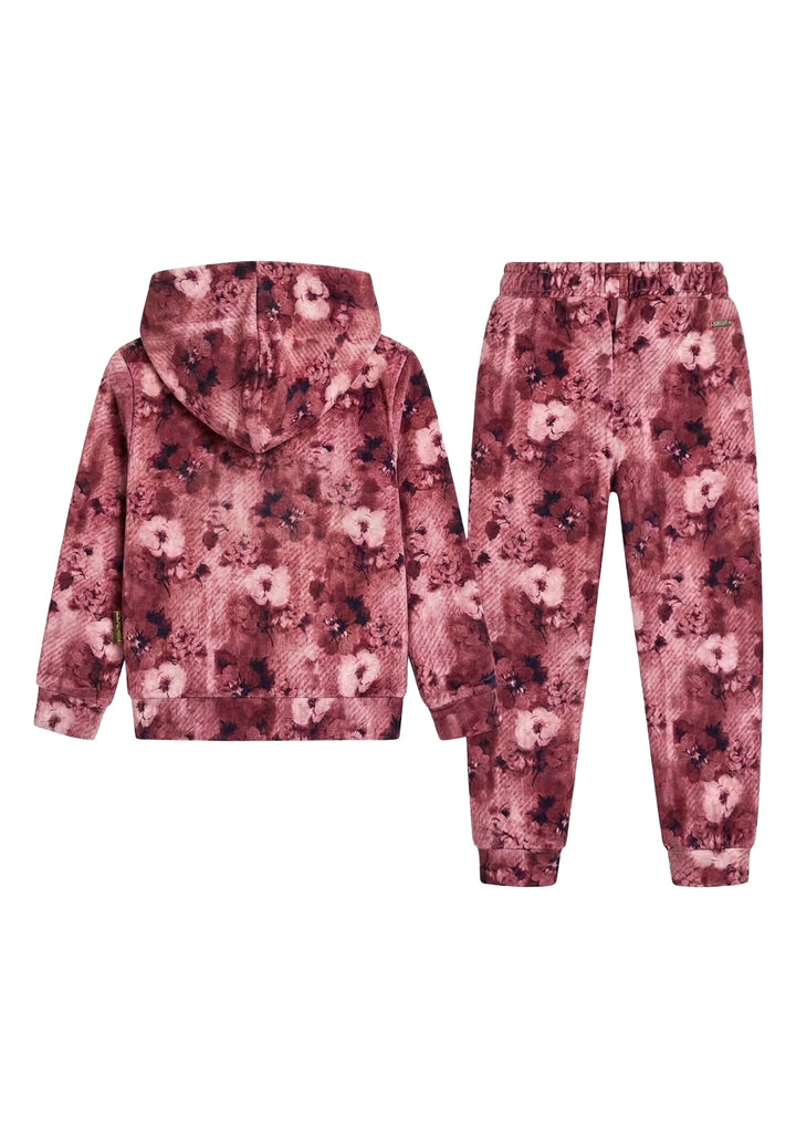 Completo felpa rosa per neonata