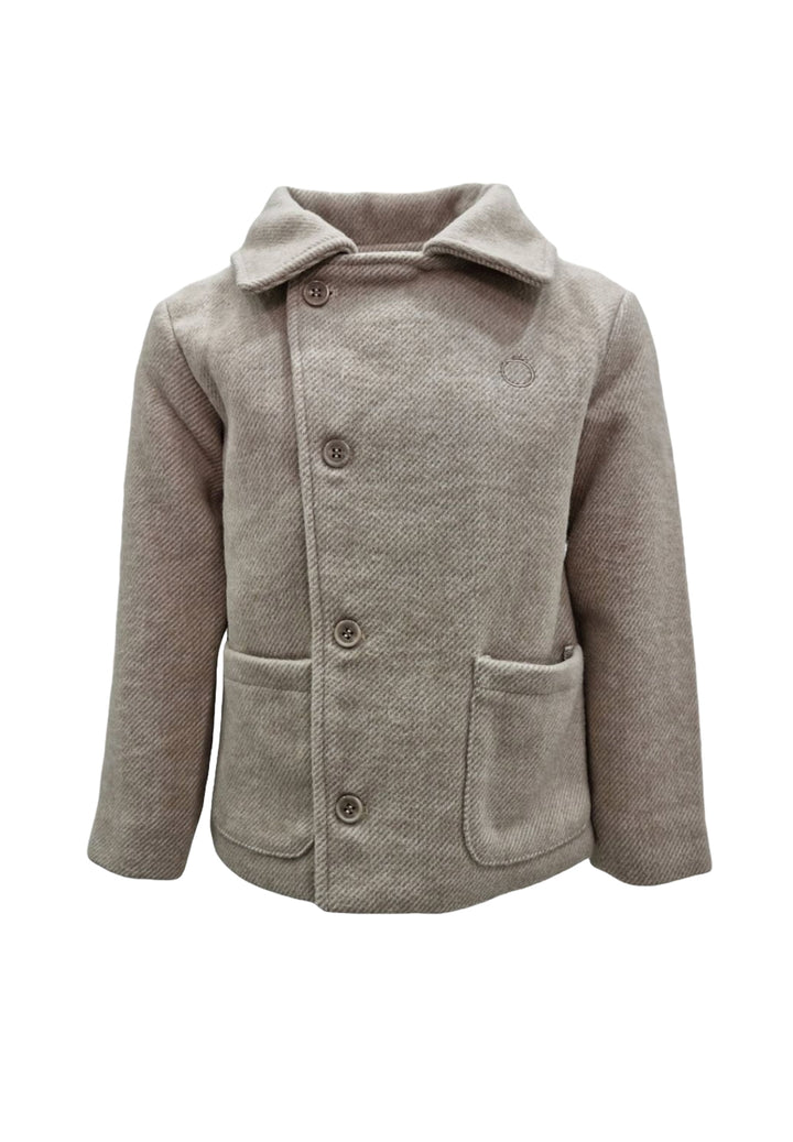 Beige coat for boys