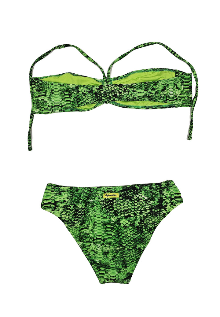 Costume bikini verde per bambina