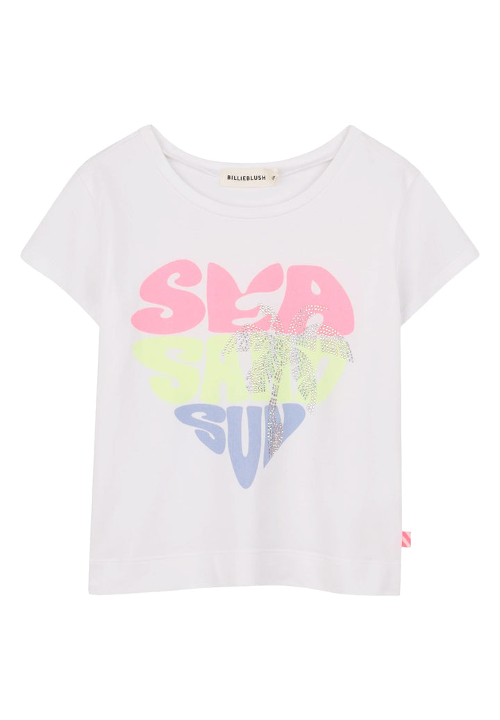 Weißes T-Shirt für Mädchen