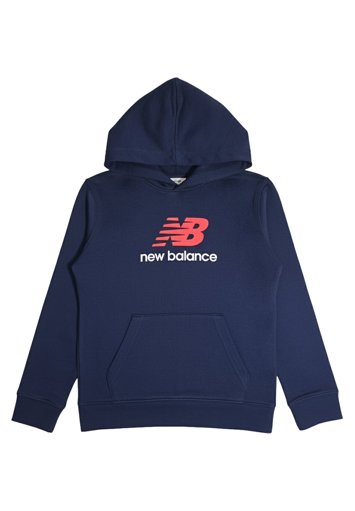 Felpa cappuccio blu navy per bambino