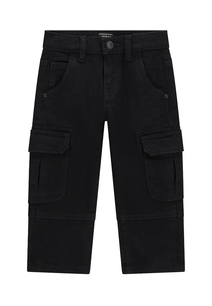 Pantalone cargo nero per bambino