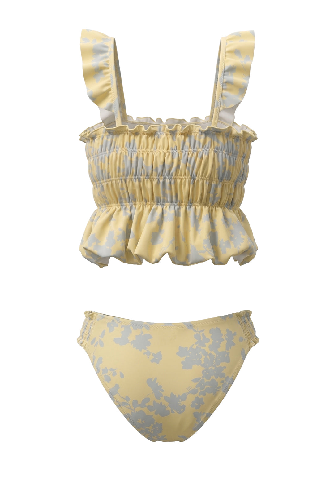 Costume bikini giallo per bambina