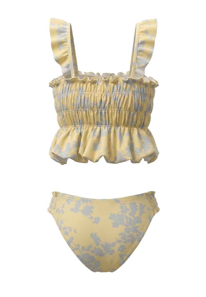 Costume bikini giallo per bambina