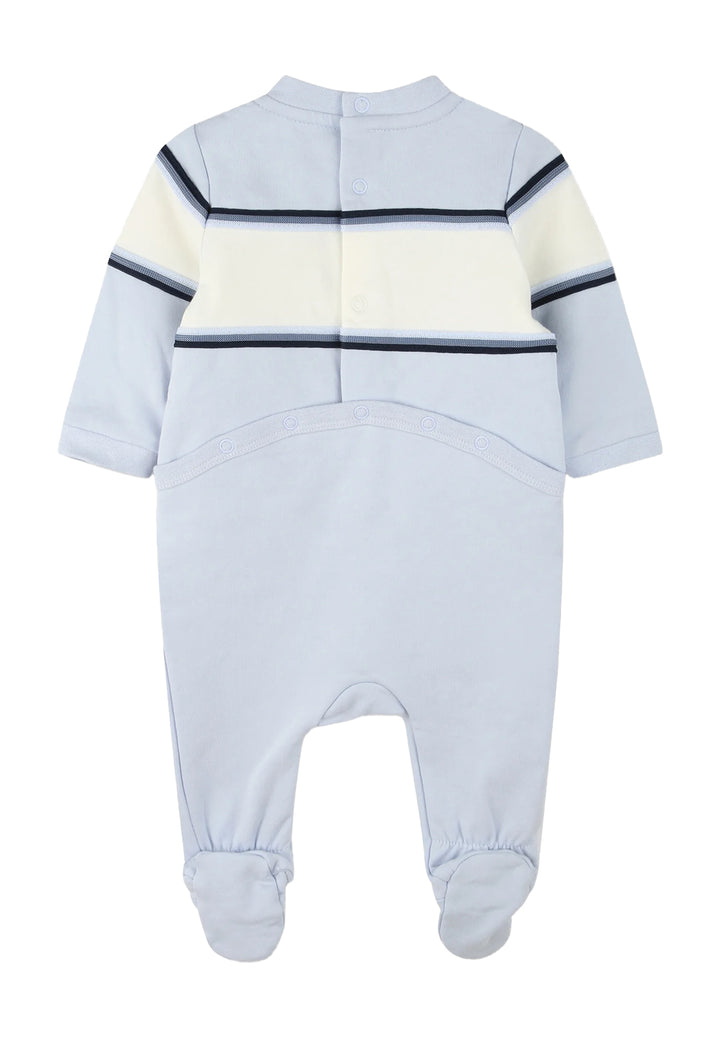Set tutina + bavetta celeste per neonato
