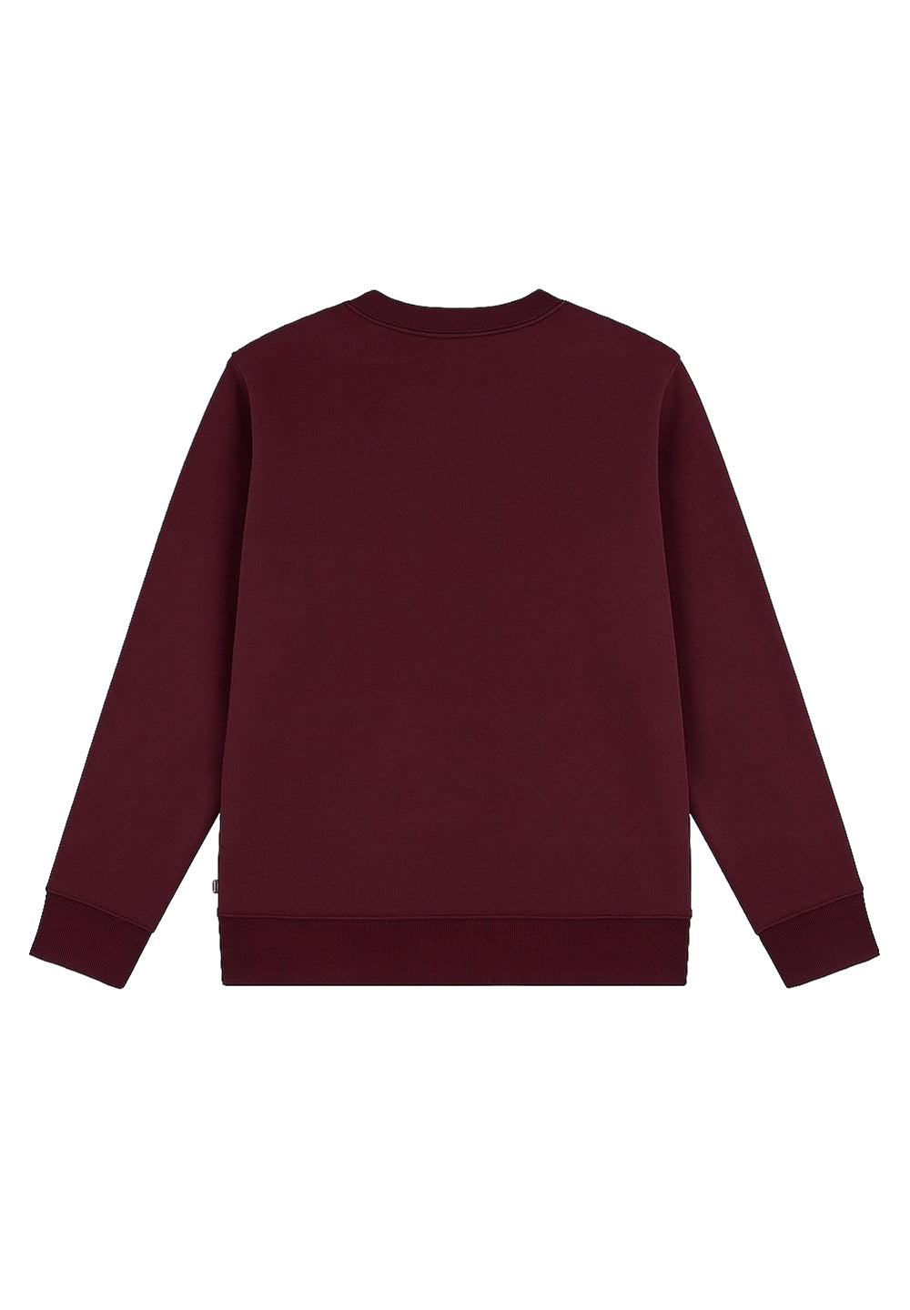 Felpa girocollo bordeaux per bambino
