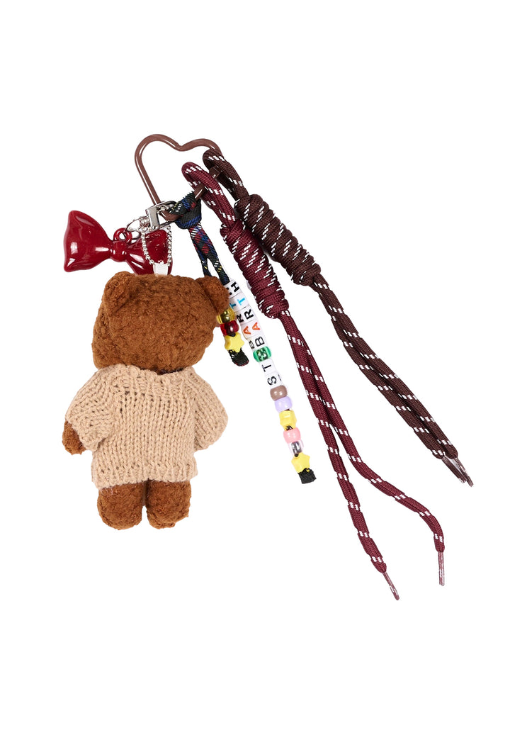 Portachiavi orsetto multicolor per bambina