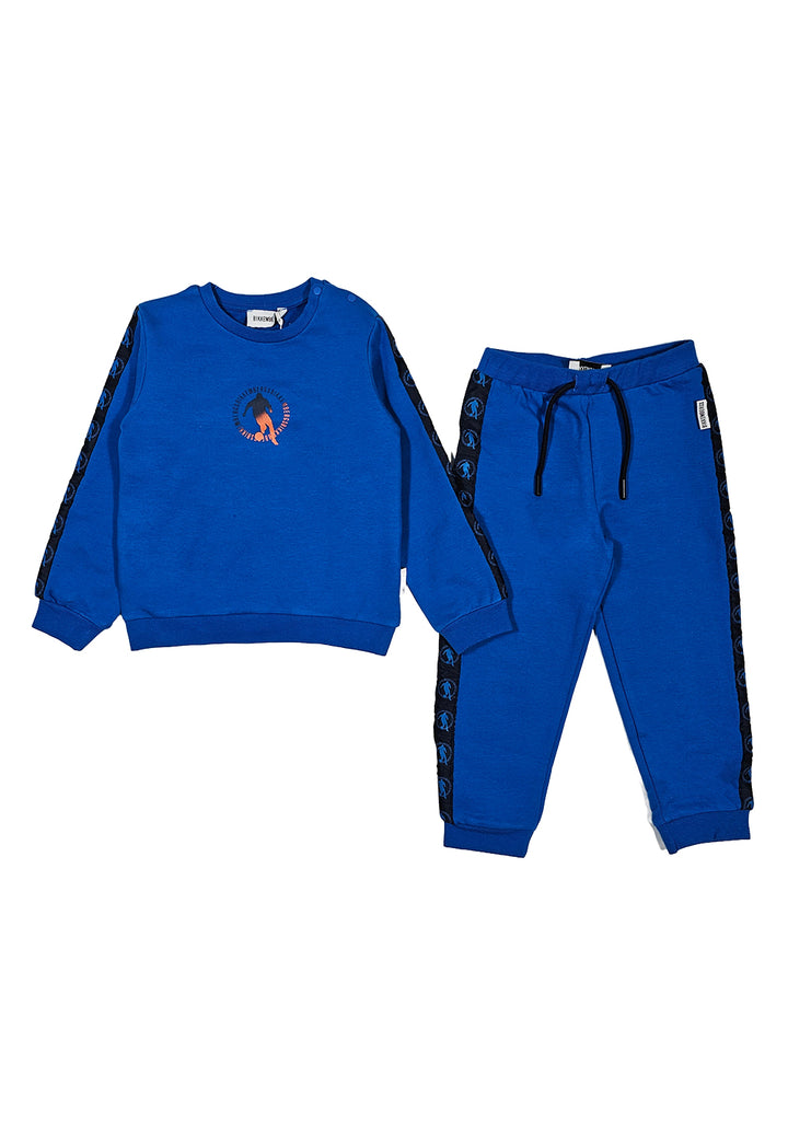 Königsblaues Sweatshirt-Set für Jungen