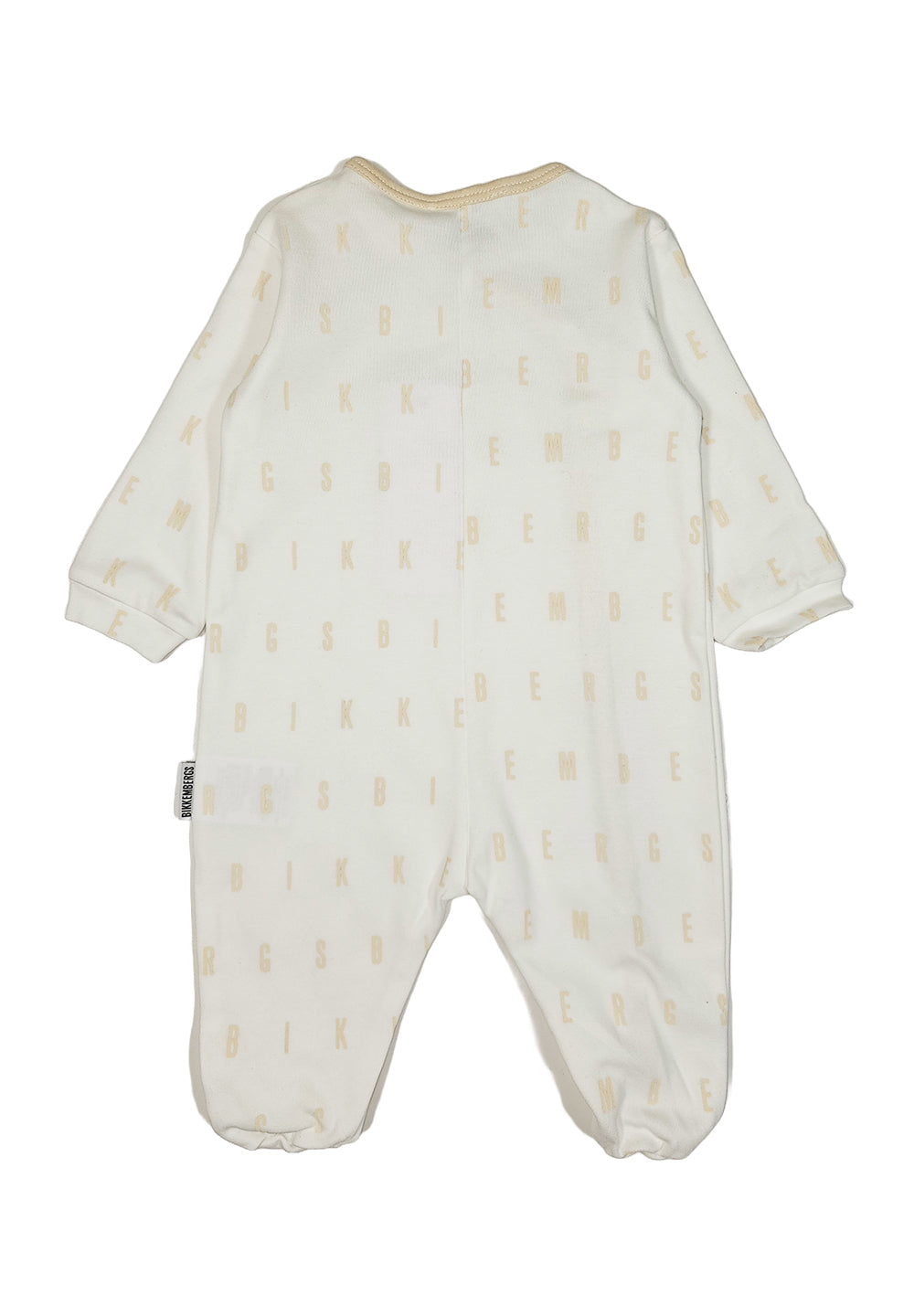 White baby romper set