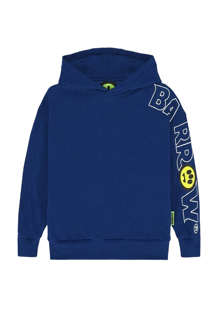 Felpa cappuccio blu per bambino