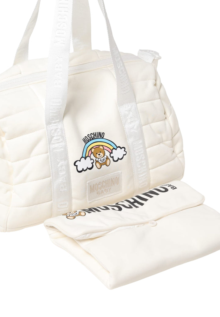 Borsa fasciatoio panna per neonato