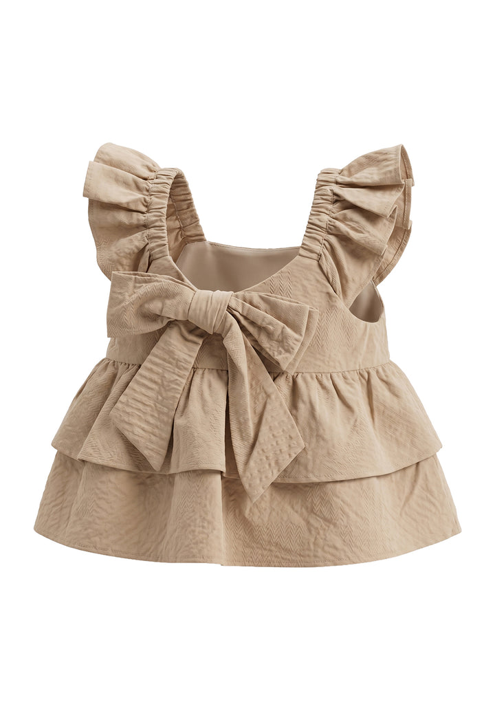 Vesitto beige per neonata