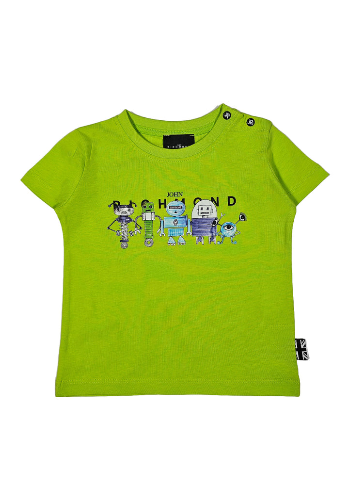 T-shirt verde per neonato