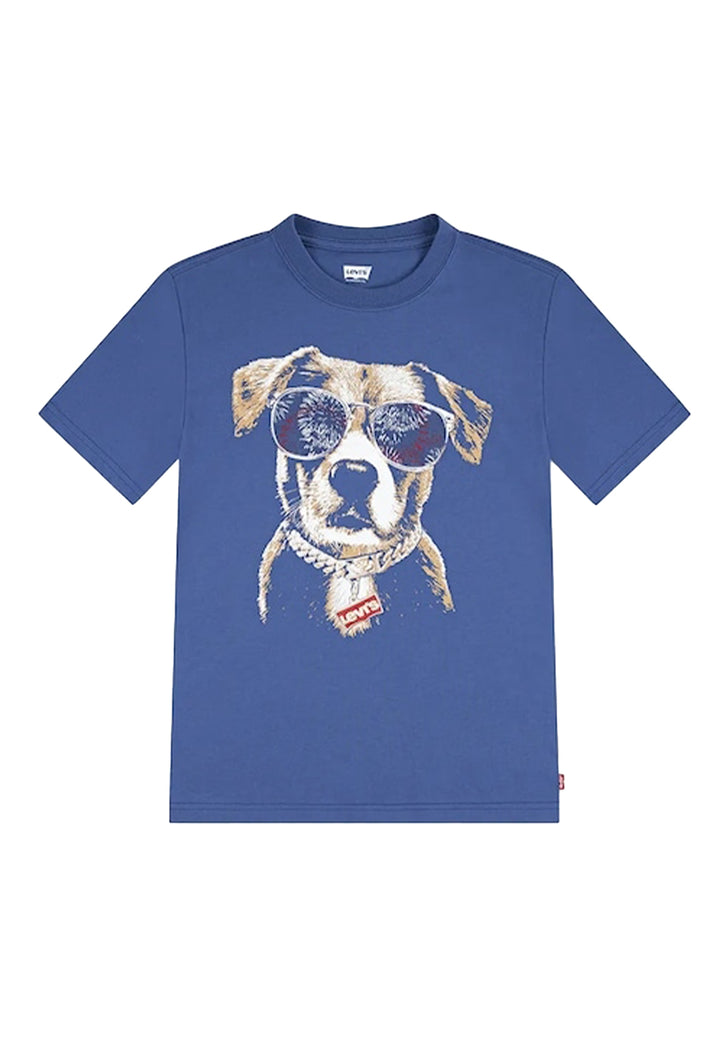 T-shirt blu per bambino