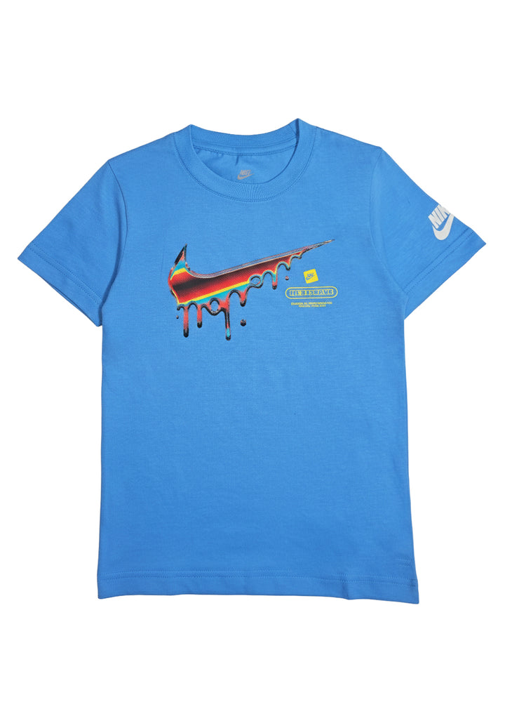 T-shirt blu per bambino