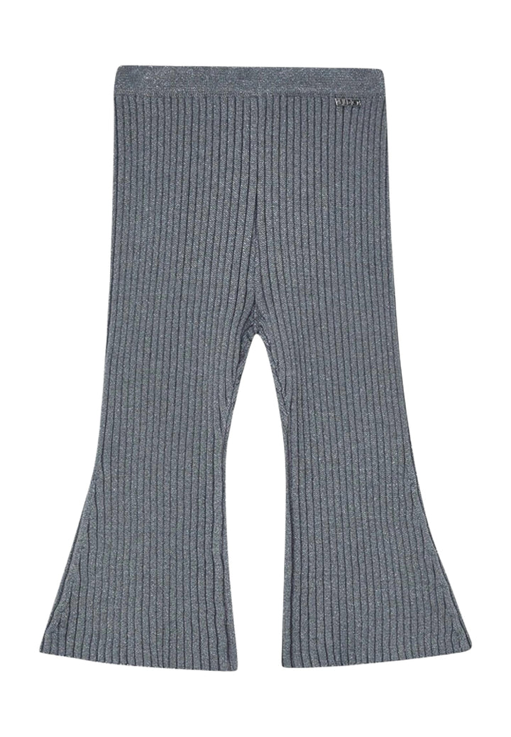 Pantalone maglia grigio per bambina