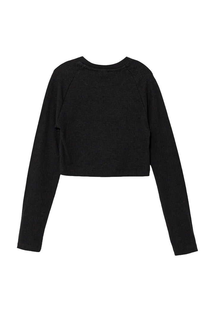 T-shirt nera per bambina