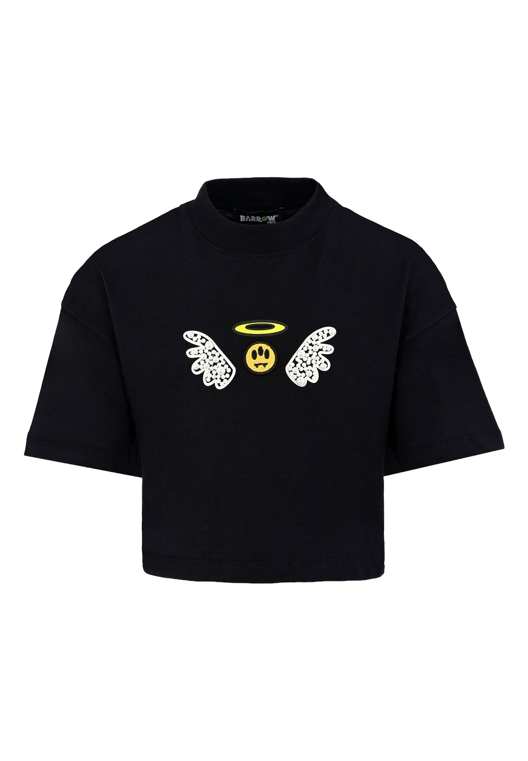 T-shirt nera per bambina
